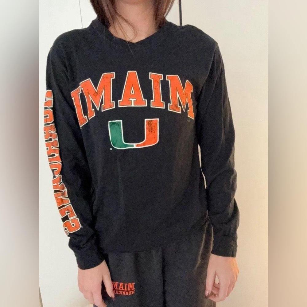University of Miami long sleeve shirt
